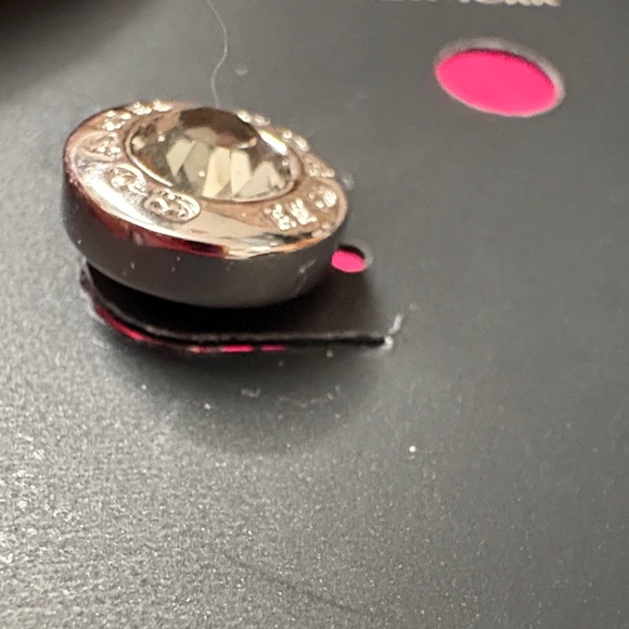 Coach Silver and Brown Earrings - Picture 7 of 10